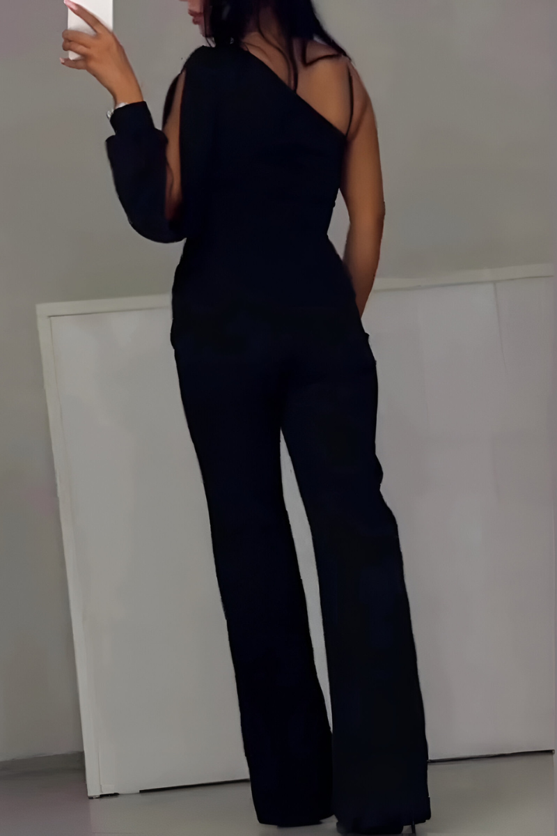 Mila | Moderne jumpsuit met wijde pijpen